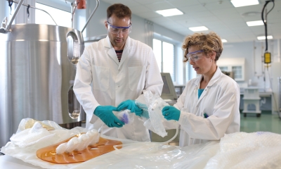 Biomanufacturing labs in the Testa Center