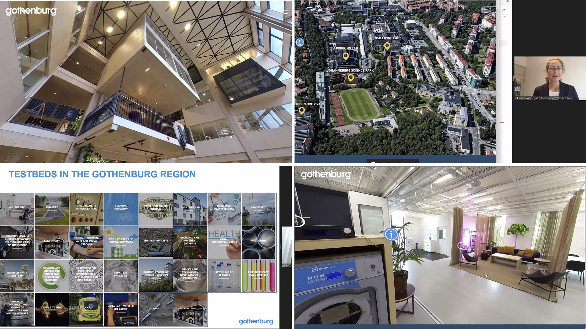 Indonesian delegation joined virtual tours from Smart City Sweden