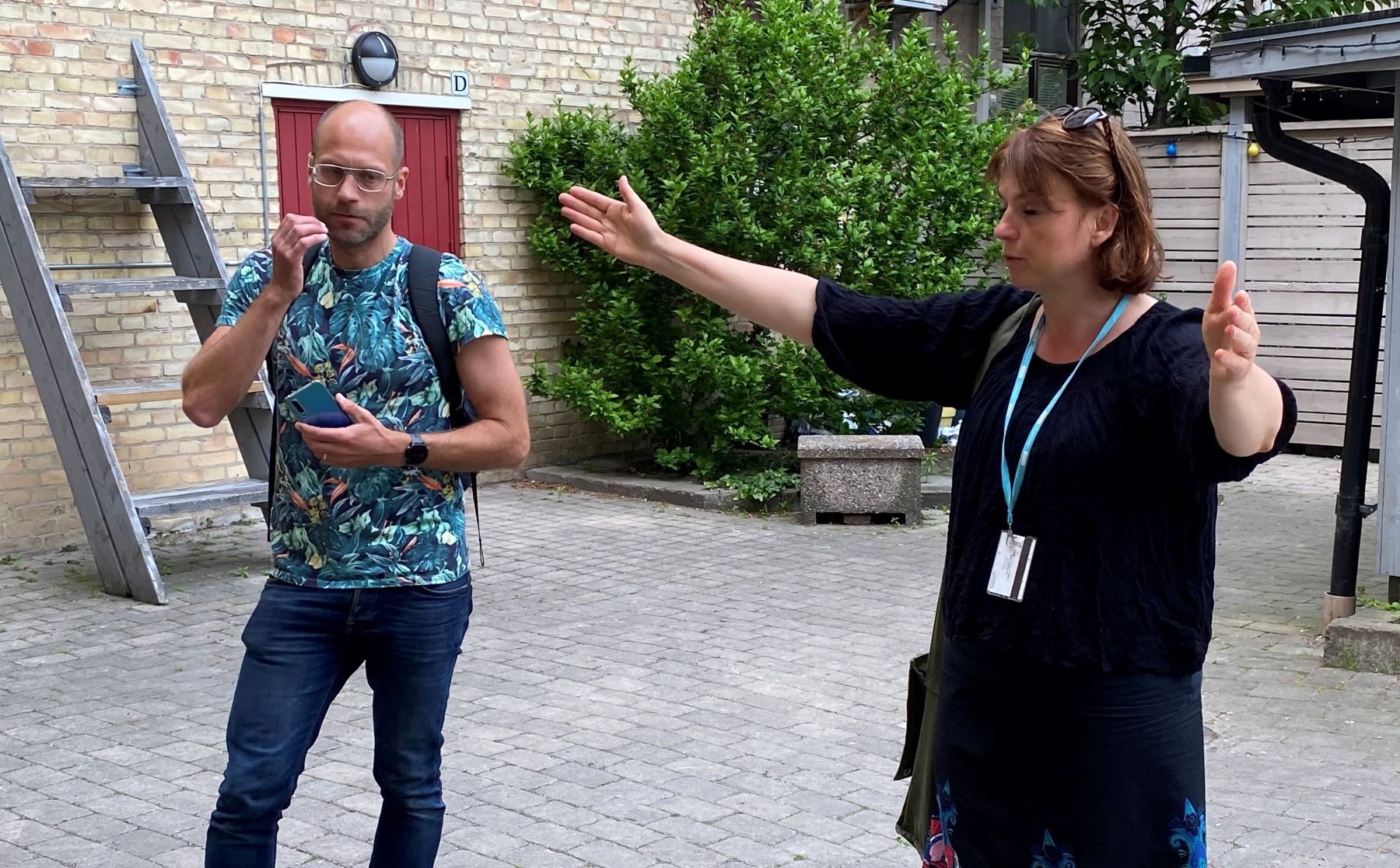 Ecosystem services and citizen involvement in focus when municipal housing company renovates courtyard